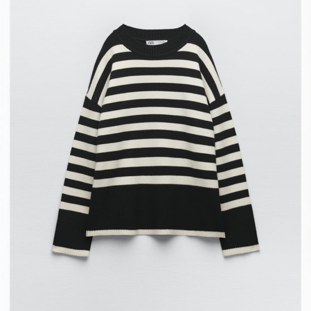 Zara Striped Knit Sweater
